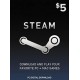 Voucher Steam Wallet Code 5 USD (US)